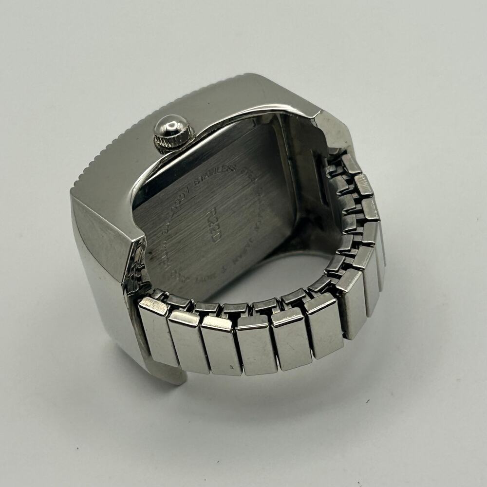 Kim Rogers Multi-colored Crystal Bezel Ring Watch Working New Battery - Picture 6 of 7